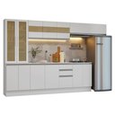 Ver imagem 3 de Armário de Cozinha Completa 100% Mdf 300 Cm Branco Smart Madesa 04