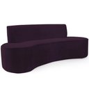 Ver imagem 1 de Sofá 02 Lugares 150cm Mônaco Veludo Roxo - Nexta Casa