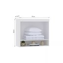 Ver imagem 2 de Guarda-roupa Modulado 97cm Aéreo 2 Portas Alpes Luciane