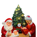 Ver imagem 3 de Resina de Natal Noite de Presentes C/ Led - Florarte