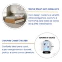 Ver imagem 7 de Cama de Casal 4 Gavetas 100% MDF Aurora Yescasa Marrom/Carvalho Hanover