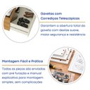 Ver mais imagens de Cama Casal 4 Gavetas 100% Mdf Aurora