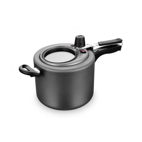 Panela de Pressao Grafite 4,5l C/ Visor de Vidro 6030 Mta