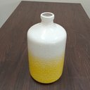 Ver imagem 5 de Vaso Decorativo Enfeite Casa Cerâmica 36x19x19cm Amarelo