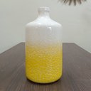 Ver imagem 3 de Vaso Decorativo Enfeite Casa Cerâmica 36x19x19cm Amarelo
