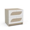Gaveteiro Fox 2 Gavetas Branco/legno/salinas Politorno - 2
