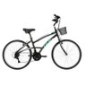 Bicicleta Caloi 100 Comfort Feminina Aro 26 Cinza 21v A18 - 1