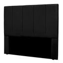 Ver imagem 4 de Cabeceira Queen 1,60m Toledo Suede - Pallazio Cor Preto