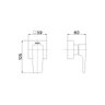 Acabamento para Registro Docol de 1/2, 3/4 ou 1" Lift Onix - 4
