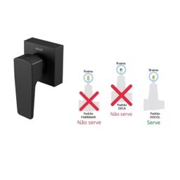 Acabamento para Registro Docol de 1/2, 3/4 ou 1" Lift Onix - 2