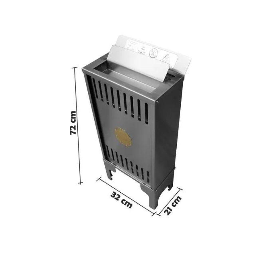 Sauna Seca 6kw Trif 220v Impercap + Comando Digital + - 4