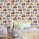 Ver imagem 2 de Papel de Parede Infantil Carrinhos Mod 42-60x300cm