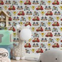 Ver imagem 1 de Papel de Parede Infantil Carrinhos Mod 42-60x300cm