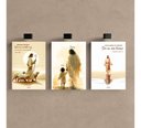 Ver imagem 2 de Kit 3 Quadro Cristão Gospel Jesus Evangélica Mdf Tratado 40x28cm