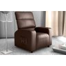 Poltrona Reclinável Sala Cadeira Mx 67 Pulse Sintetico Marrom Matrix Original - 2