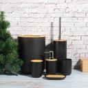 Ver imagem 3 de Kit 6 Peças para Lavabo Banheiro Moderno Plástico Abs Bambu