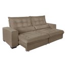 Ver imagem 2 de Sofá Retrátil e Reclinável 2,50m Suede Miami