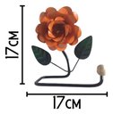 Ver imagem 3 de Porta Papel Higiênico de Parede em Ferro com Rosa:laranja