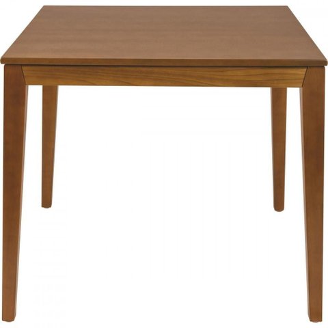Mesa de Madeira Tramontina London Quadrada em Tauarí Amêndoa 4 Lugares 80 cm