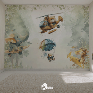 Painel Safari Aquarela-md03