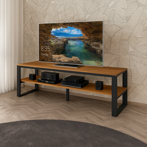 Rack Moderno Estilo Industrial com Prateleira