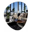 Ver imagem 1 de Espelho Decorativo Orgânico 60cmx50cm Moderno Luxo Sala