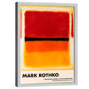 Ver imagem 1 de Quadro Decorativo Mark Rothko Violet, Black, Orange, Yellow On White Ared
