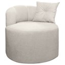 Ver imagem 6 de Conjunto para Sala Sofá 1,45 e 2 Poltronas Orgânicas Plaza Bouclê Bege Sofa Store