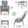 Jogo 5 Cadeiras e Mesa Napoli Plus para Jardim Varanda Edicula Junco Descanso Area - 2