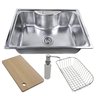 Cuba Inox Gourmet Fabrinox 65cm polida tabua cesto dosador - 1