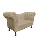 Ver imagem 2 de Recamier Divã Rio 1,50m Suede Bege Rosado - Dominic Decor