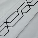 Ver imagem 2 de Jogo de Cama Casal 300 Fios com Bordado 4 peças Geometric