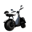 Ver imagem 2 de Scooter Elétrica 1000w Tui Mais 2 Lugares Preta