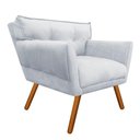 Ver imagem 5 de Poltrona Decorativa Anitta Suede Cinza - D’Rossi