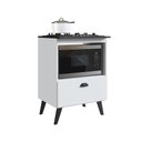 Ver imagem 2 de Balcão Com Porta Basculante Para Forno E Cooktop 4 Bocas Bogotá Art in Móveis BOGOTA Branco