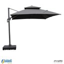 Ver imagem 3 de Kit Ombrelone Tulum Grafite ou Fendi - com Base Hdpe 150 Litros - Rivatti