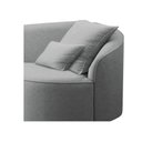 Ver imagem 7 de Divã Recamier Curvo Sala de Estar Recepção Inglaterra 180cm Lado Esquerdo Bouclé Cinza - Amarena Móv