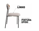 Ver imagem 4 de Kit 2 Cadeiras para Sala de Jantar e Cozinha Melissa em Aço