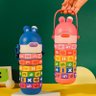 Garrafa Térmica Infantil Educativa Tabuada Números - 430 Ml - 2