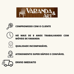 Conjunto Bambu Namoradeira, 2 Cadeiras + 1 Mesa de Centro com Almofadas para Área - 6