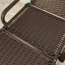 Ver imagem 3 de Kit 2 Espreguiçadeiras Reclinável Alumínio Madrid Marrom