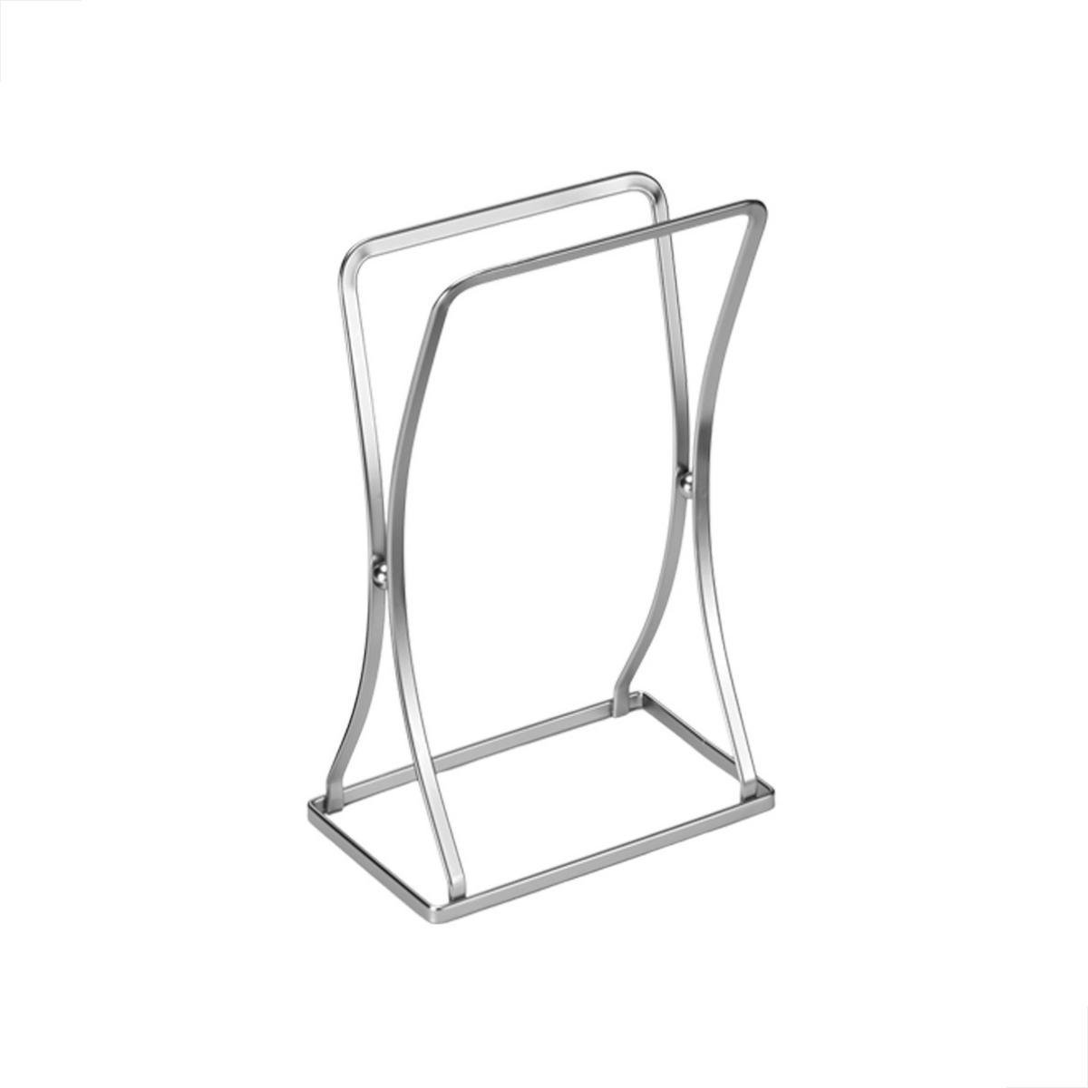 Suporte Porta Toalha Lavabo Toalheiro Cromo Fosco - 1
