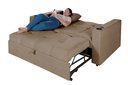Ver imagem 7 de Sofá Cama Reclinável Retrátil Austin Pompeia Capuccino com Porta Copos