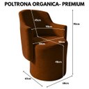 Ver imagem 2 de Jogo 2 Poltrona Orgânica Moderna Confortável Recepção