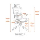 Ver imagem 2 de Cadeira para Escritório Moderna Giratória com Regulagem NR17 Tribeca Fratini