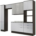 Ver imagem 2 de Cozinha Completa Modulada 5 Peças 10 Portas 6 Gavetas MDP BP Nox Kappesberg