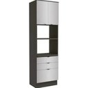 Ver imagem 4 de Cozinha Completa Modulada 5 Peças 10 Portas 6 Gavetas MDP BP Nox Kappesberg