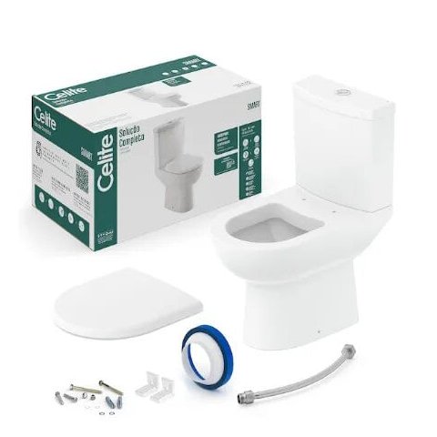 Kit Celite Slim Bacia com Cx+compl Inst Br 1327230010300