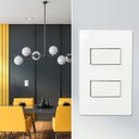 Ver imagem 6 de Conjunto 1 Interruptor Simples + 1 Int Paralelo Infiniti Cor:branco