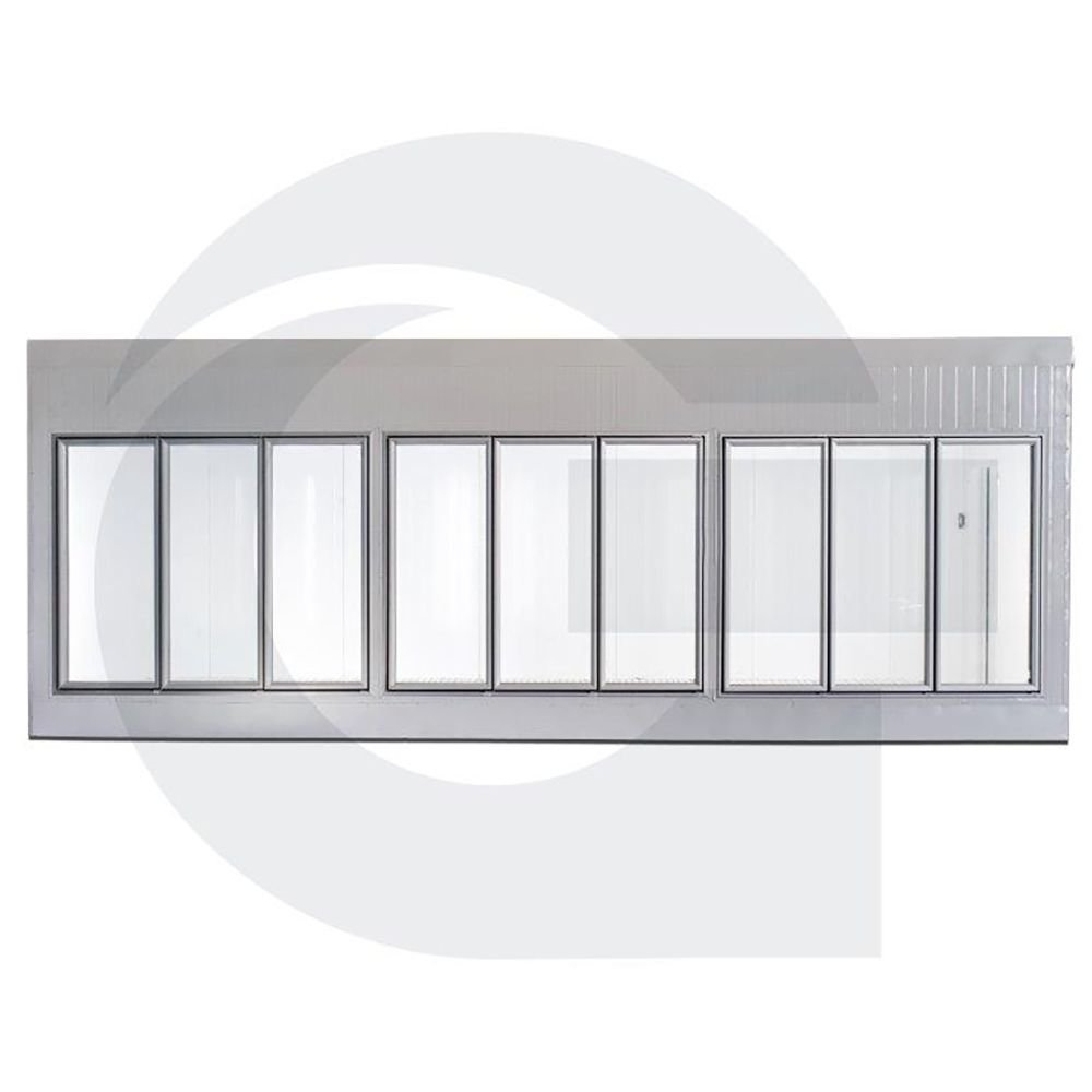 Walk in Cooler Gallant Resfriados 9 Portas Vidro com Piso Painel 220V/3F CWRCP-09 - 4